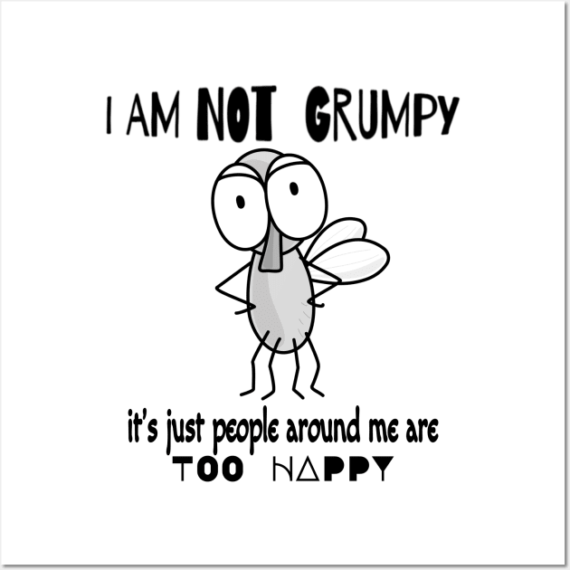 funny grumpy mood Wall Art by summerDesigns